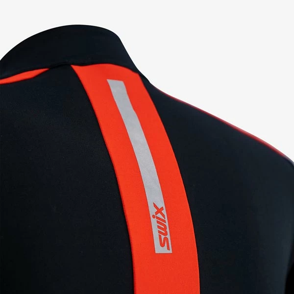 Swix Roadline NTS Half Zip Baselayer Top M (Black/Fiery Red) 2 Swix Roadline NTS Half Zip Baselayer Top M (Black/Fiery Red) - Bilde 2