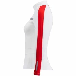 Swix Roadline NTS Half Zip Baselayer Top W (Bright White/Fiery Red) 9 Swix Roadline NTS Half Zip Baselayer Top W (Bright White/Fiery Red) -vinter klær Salg Swix Roadline NTS Half Zip Baselayer Top W Bright White Fiery Red