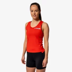 Swix Roadline Singlet W (Fiery Red) -vinter klær Salg Swix Roadline Singlet W Fiery Red3