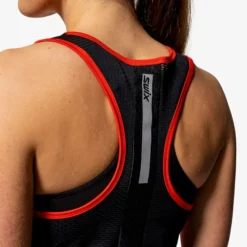 Swix Roadline Singlet W (Fiery Red) -vinter klær Salg Swix Roadline Singlet W Fiery Red8