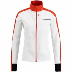 Swix Roadline Wind Jacket W (Bright White/Fiery Red)