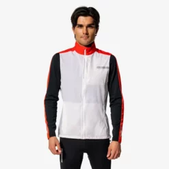 Swix Roadline Wind Vest M (Bright White/Fiery Red) 9 Swix Roadline Wind Vest M (Bright White/Fiery Red) -vinter klær Salg Swix Roadline Wind Vest M Bright WhiteFiery Red2