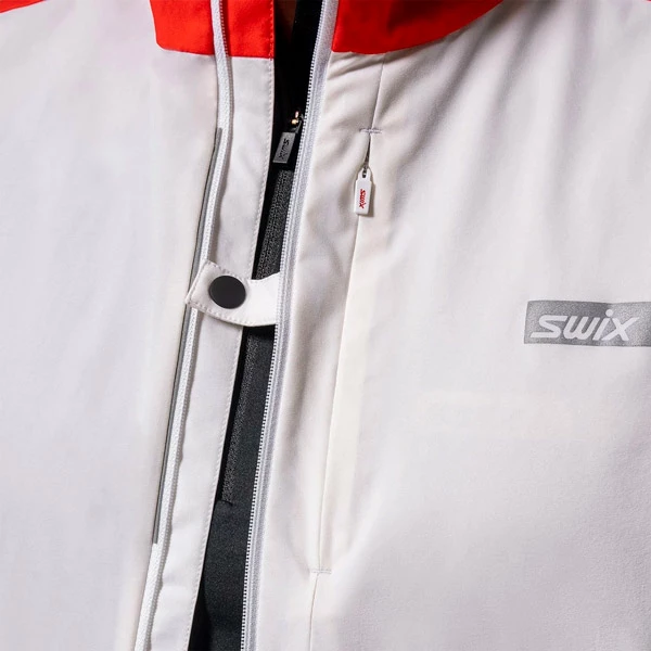 Swix Roadline Wind Vest M (Bright White/Fiery Red) 7 Swix Roadline Wind Vest M (Bright White/Fiery Red) - Bilde 7