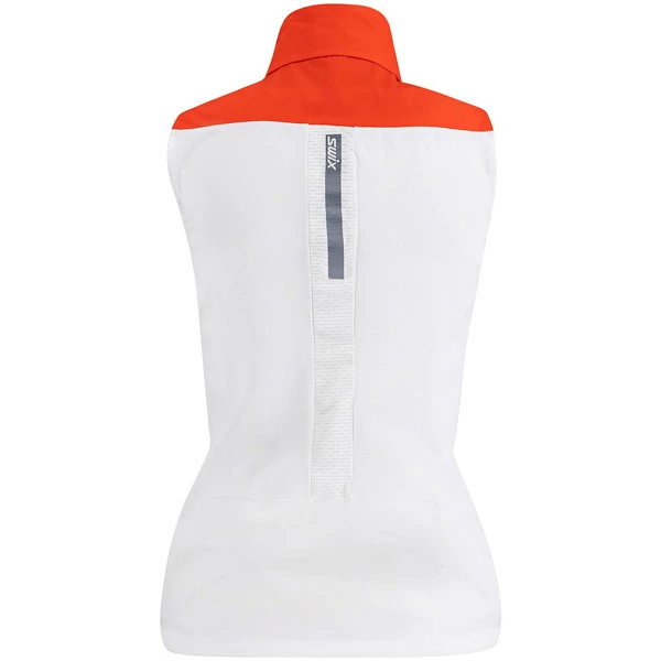 Swix Roadline Wind Vest W (Bright White/Fiery Red) 2 Swix Roadline Wind Vest W (Bright White/Fiery Red) - Bilde 2