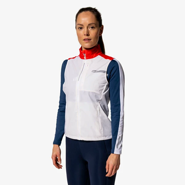 Swix Roadline Wind Vest W (Bright White/Fiery Red) 3 Swix Roadline Wind Vest W (Bright White/Fiery Red) - Bilde 3